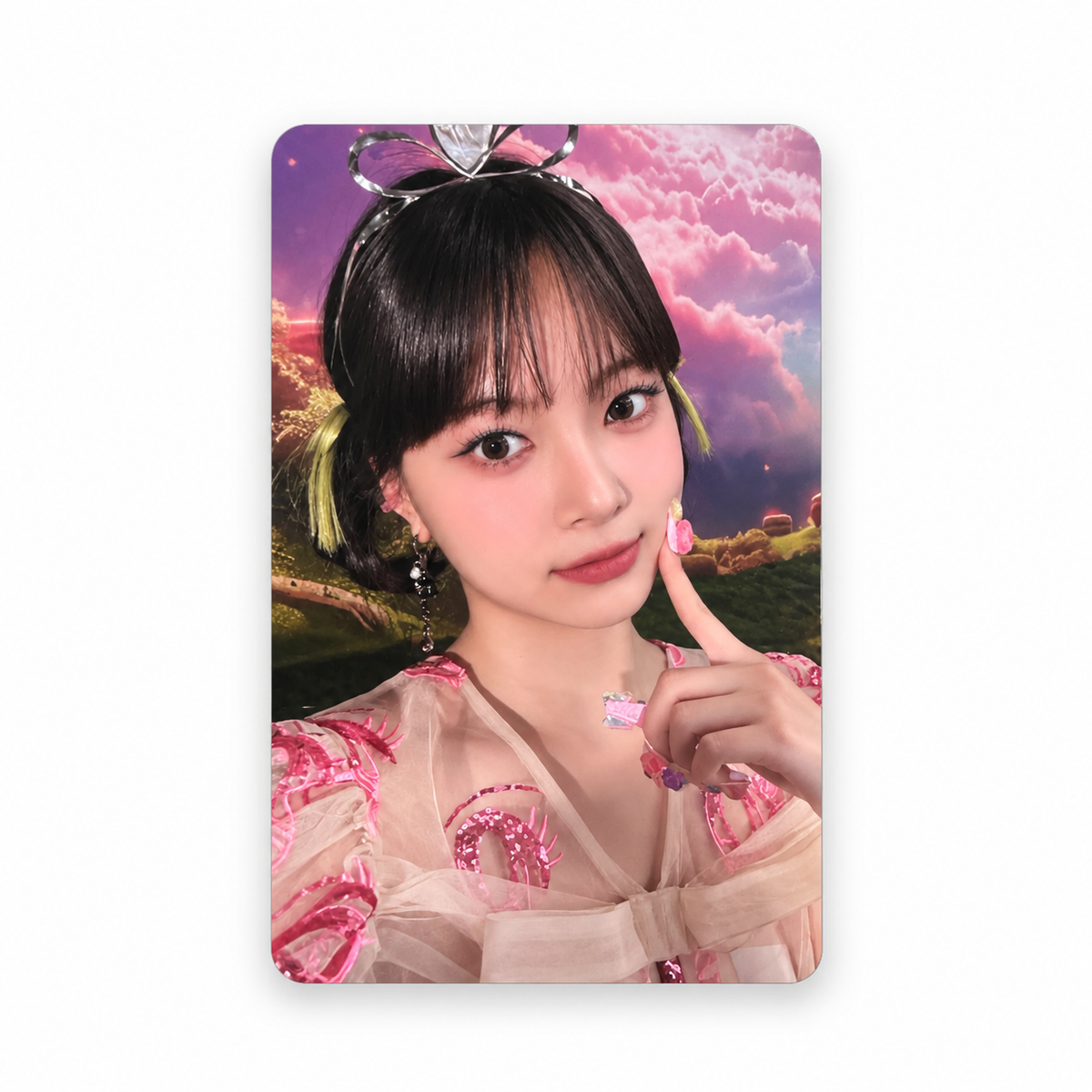 LE SSERAFIM Eunchae CRAZY Aladin Fan Sign Official Photocard