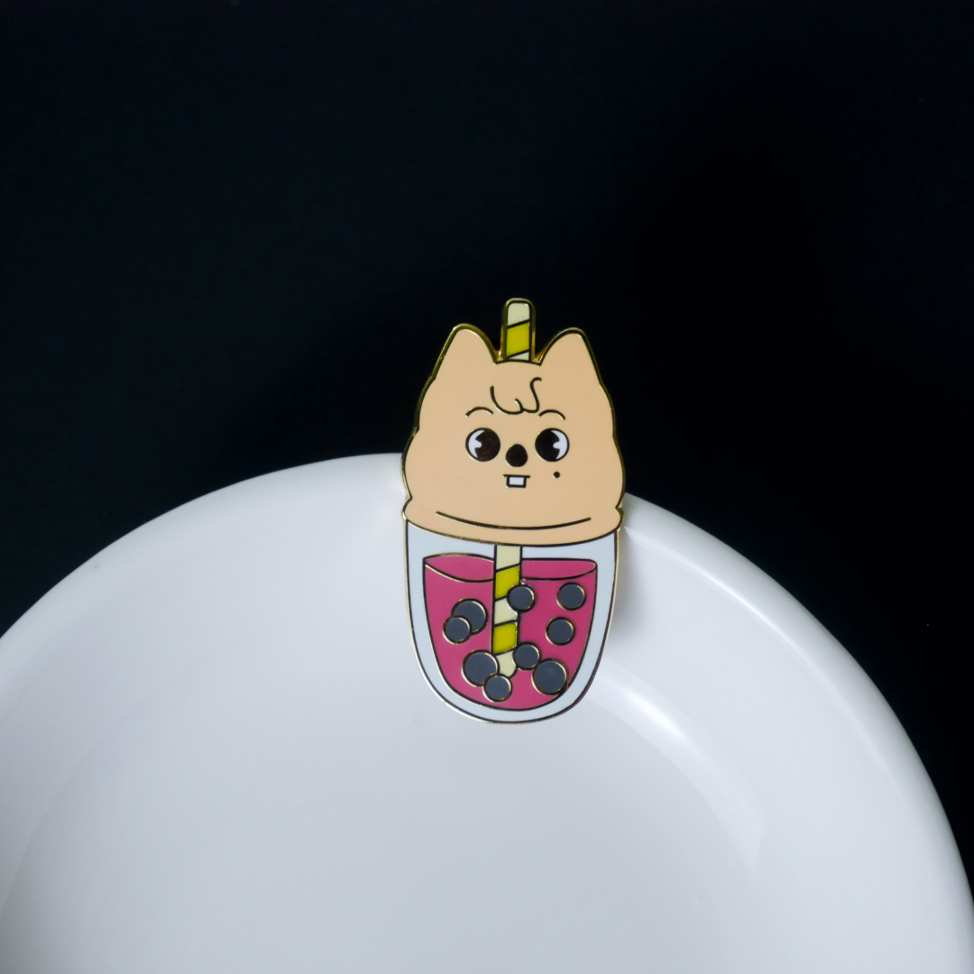 HAN QUOKKA Boba Enamel Pin