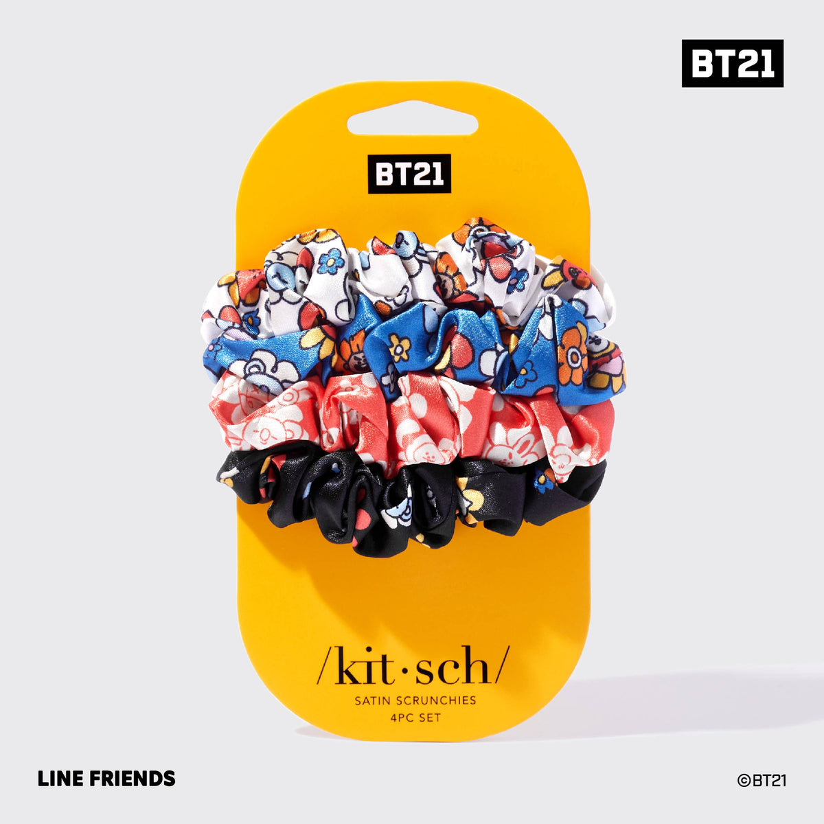 BT21 Sleep Scrunchies Set | 4 PK