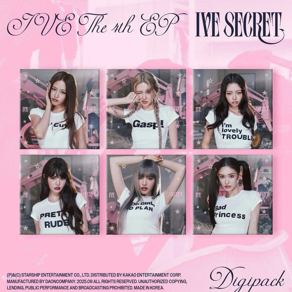 IVE - 4th EP 'IVE SECRET' (Digipack ver.)