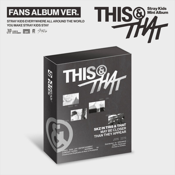 Stray Kids - THIS & THAT (FANS ALBUM Ver.)
